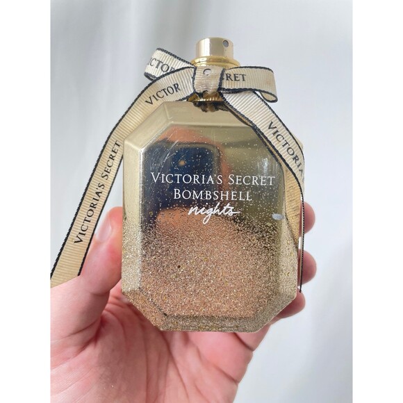 Victoria Secret Bombshell Nights 3.4 Oz Perfume Half Full Bottle - Picture 4 of 5